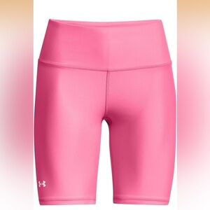 NWT Under Armour Women’s Hot Pink High-Rise Bike Shorts